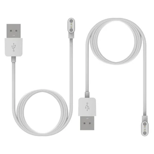 Replacement Charging Cable Compatible with Blackview BV-SW01/ R3 Pro/ R3/ X2 Smart Watch Charger Cable Portable Magnetic 60cm USB Charging Cord for Blackview R3 Pro Charger (White&White) Replacement Charging Cable Compatible with Blackview BV-SW01/ R3 Pro/ R3/ X2 Smart Watch Charger Cable Portable Magnetic 60cm USB Charging Cord for Blackview R3 Pro Charger (White&White)