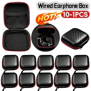 Wired Earphone Box EVA Earphone Charging Cable Case Anti- Wear-resistant Anti-fall Headset Data Cable Holder Wired Earphone Box EVA Earphone Charging Cable Case Anti- Wear-resistant Anti-fall Headset Data Cable Holder