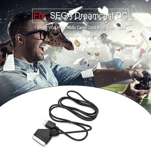Scart Cable 1.8m/6ft TV AV Lead RGB Scart Cable Replacement Image Definition Improvement for Dreamcast DC Scart Cable 1.8m/6ft TV AV Lead RGB Scart Cable Replacement Image Definition Improvement for Dreamcast DC