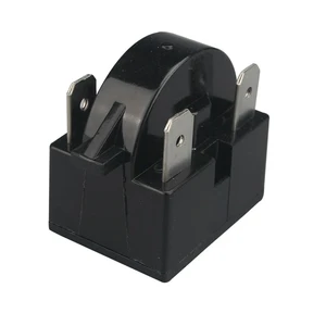 Universal Compressor Relay Starter for QP2-15 QP2-12 Type Three Inserts 15 Ohm black Refrigerator Compressor Relay Starter Universal Compressor Relay Starter for QP2-15 QP2-12 Type Three Inserts 15 Ohm black Refrigerator Compressor Relay Starter
