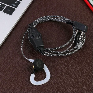2Pin K Type PTT Earphone Interphones with Mic for Baofeng -5R Walkie-talkie 2Pin K Type PTT Earphone Interphones with Mic for Baofeng -5R Walkie-talkie