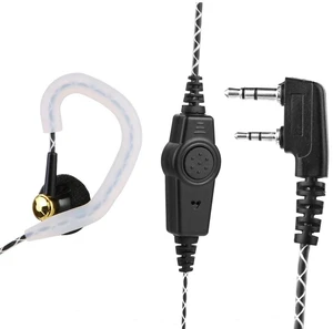 K-type 2Pin Walkie Talkie Headset Multifunctional PTT Earphone Earpiece Headphone Privacy Accessories for Kenwood KPG Baofeng K-type 2Pin Walkie Talkie Headset Multifunctional PTT Earphone Earpiece Headphone Privacy Accessories for Kenwood KPG Baofeng