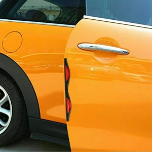 Car Door Protectors Bump Stop Door Edge Guard Strip Dent Reflectors Clip On Car Rear Front Door Scratches Protection Car Door Protectors Bump Stop Door Edge Guard Strip Dent Reflectors Clip On Car Rear Front Door Scratches Protection