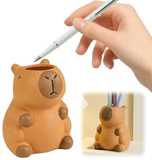 Pen Holder for Desk Capybara Cute Animal Design Desk Organizer Stationery Pen Holder for Women Girls Office Home Art Supply Pen Holder for Desk Capybara Cute Animal Design Desk Organizer Stationery Pen Holder for Women Girls Office Home Art Supply