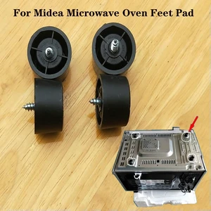 4Pcs For Midea Microwave Oven Feet Pad Base Plastic Leg Fixed Support Floor Feet Pad with 4 Screws Microwave Oven Accessories 4Pcs For Midea Microwave Oven Feet Pad Base Plastic Leg Fixed Support Floor Feet Pad with 4 Screws Microwave Oven Accessories