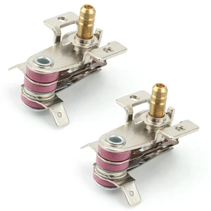 2PC 250V 16A T250 Electric Oven Thermostat KST-168 100-250 Temp Controller with M4 Screw Hole Half Turn Temperature Switch 2PC 250V 16A T250 Electric Oven Thermostat KST-168 100-250 Temp Controller with M4 Screw Hole Half Turn Temperature Switch