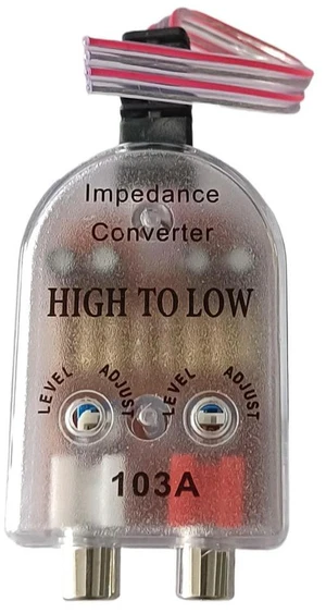 Car Amplifier Practical Subwoofer High Turn Low Audio Converter Connector Audio High To Low Regulator Filter Car Amplifier Practical Subwoofer High Turn Low Audio Converter Connector Audio High To Low Regulator Filter