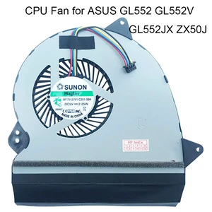 Computer Fans Cooler Laptop CPU Cooling Fan For ROG Strix GL552 GL552J GL552V GL552JX GL552VX GL552VW ZX50J 13NB07Z1P01011 Computer Fans Cooler Laptop CPU Cooling Fan For ROG Strix GL552 GL552J GL552V GL552JX GL552VX GL552VW ZX50J 13NB07Z1P01011