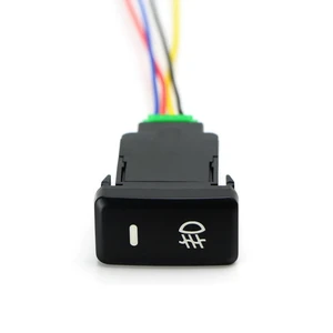 2X Auto Retrofit Switch Waterproof Toggle Switch Fog Lamp Switch With 4 Line For Toyota Lexus White Light 2X Auto Retrofit Switch Waterproof Toggle Switch Fog Lamp Switch With 4 Line For Toyota Lexus White Light