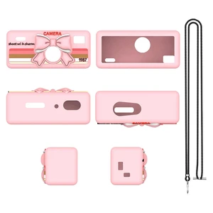 For KODAK CHARMERA Keychain Digital Camera Silicone Protective Case with Lanyard Silicone Cameras Protective Cover Anti-Scratch For KODAK CHARMERA Keychain Digital Camera Silicone Protective Case with Lanyard Silicone Cameras Protective Cover Anti-Scratch