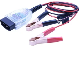 OBD Car ECU Memory Saver Cable With 2 Clips, Power Off Memory Saver, 12V Digital Display Connector Replacement Kit OBD Car ECU Memory Saver Cable With 2 Clips, Power Off Memory Saver, 12V Digital Display Connector Replacement Kit