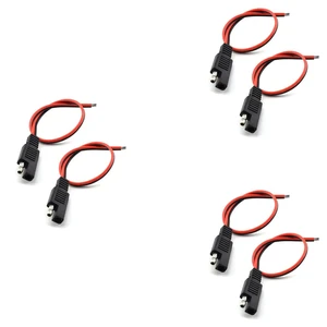 6 Pcs 18AWG SAE Extension Cable 2-Pin SAE Quick Connector Disconnect Plug 10A Solar Panel SAE Plug Wire 1Ft/30Cm 6 Pcs 18AWG SAE Extension Cable 2-Pin SAE Quick Connector Disconnect Plug 10A Solar Panel SAE Plug Wire 1Ft/30Cm