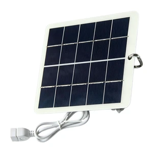 Solar Panel Charger 3W 5V USB Polysilicon 20.5% Efficiency Outdoor Camping Power Supply Solar Panel Charger 3W 5V USB Polysilicon 20.5% Efficiency Outdoor Camping Power Supply