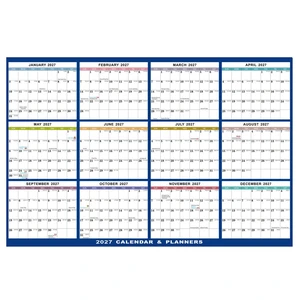 2027 Erasable Double-Sided Calendar Wet & Dry Erasable Laminated Work Schedule Planner for Bedroom Living Room Holiday Gifts 2027 Erasable Double-Sided Calendar Wet & Dry Erasable Laminated Work Schedule Planner for Bedroom Living Room Holiday Gifts