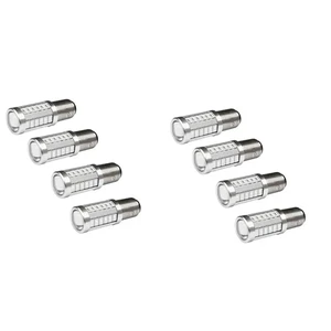 8Pcs Red 1157 P21/5W Bay15d Super Bright 33 Smd 5630 5730 Led Auto Brake Lights Fog Lamp 21/5W Daytime Running Light 8Pcs Red 1157 P21/5W Bay15d Super Bright 33 Smd 5630 5730 Led Auto Brake Lights Fog Lamp 21/5W Daytime Running Light