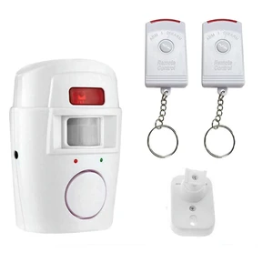 Motion Sensor Alarm with 2 Remote Controls PIR Alert Infrared Sensor Alarm -powered for Door Shed Garage Caravan Motion Sensor Alarm with 2 Remote Controls PIR Alert Infrared Sensor Alarm -powered for Door Shed Garage Caravan