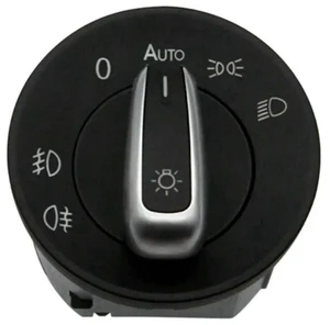 1 Piece Car Chrome Fog Lamp Headling Knob Switch 1ZD941431B Black For Skoda Octavia 2007-2016 1 Piece Car Chrome Fog Lamp Headling Knob Switch 1ZD941431B Black For Skoda Octavia 2007-2016