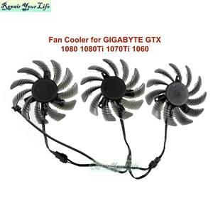 75mm T128010SU Graphics Card Cooling Fans for GTX1060 GTX1070 GTX 1080 1080Ti 1070Ti 1060 Computer Cooler Radiator 75mm T128010SU Graphics Card Cooling Fans for GTX1060 GTX1070 GTX 1080 1080Ti 1070Ti 1060 Computer Cooler Radiator
