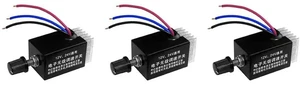 3Pc Motor Speed Regulator DC 12V/24V 10 A Motor Speed Controller Switch For Car Truck Fan Heater Control 3Pc Motor Speed Regulator DC 12V/24V 10 A Motor Speed Controller Switch For Car Truck Fan Heater Control