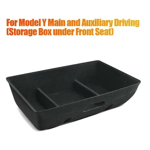 Box Under Seat Box Box Car Accessories Double Sided Flocked Seat Organizer For Tesla Model Y Box Under Seat Box Box Car Accessories Double Sided Flocked Seat Organizer For Tesla Model Y