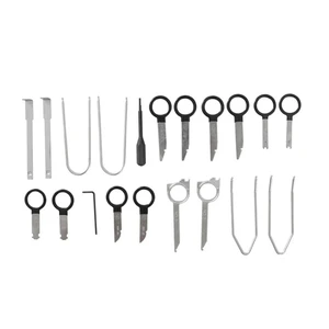 20Pcs Stereo Dash CD Player Removal Tool Set Automobile Replacement Accessories Car Radio Audio Removal Install Key Kit 20Pcs Stereo Dash CD Player Removal Tool Set Automobile Replacement Accessories Car Radio Audio Removal Install Key Kit