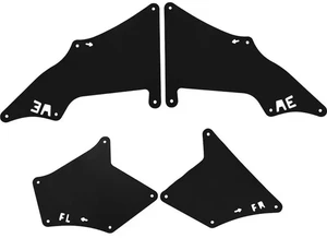 1 Set Splash Guard Mudguard Pad Protective Cover For Toyota 1 Set Splash Guard Mudguard Pad Protective Cover For Toyota