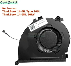 Laptop CPU Cooler Fan for ThinkBook 14-IIL Type 20SL 14-IML 20RV PC Cooling Fans Cooler Radiator DQ5D576G011 Org Laptop CPU Cooler Fan for ThinkBook 14-IIL Type 20SL 14-IML 20RV PC Cooling Fans Cooler Radiator DQ5D576G011 Org