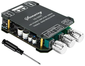 YS-1002T Digital Power Amplifier Module BT/AUX Input 100W+100W DIY Speakers Power Amp Treble & Bass Control for DIY Speakers YS-1002T Digital Power Amplifier Module BT/AUX Input 100W+100W DIY Speakers Power Amp Treble & Bass Control for DIY Speakers
