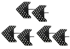 6Pcs Amber Yellow 33-SMD Sequential LED Arrows For Car Side Mirror Turn Signal Lights 6Pcs Amber Yellow 33-SMD Sequential LED Arrows For Car Side Mirror Turn Signal Lights