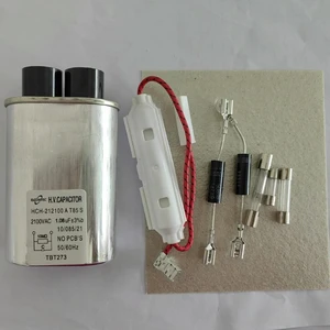 Mica Sheets + High Voltage Capacitor + High Voltage Diode + Fuse 8pcs-Set for Midea/Galanz Standard Microwave Oven Repair Parts Mica Sheets + High Voltage Capacitor + High Voltage Diode + Fuse 8pcs-Set for Midea/Galanz Standard Microwave Oven Repair Parts