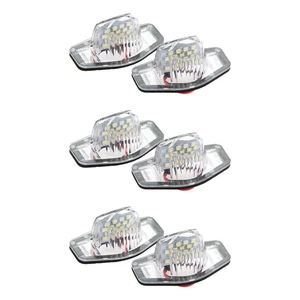 6X Error Free LED License Plate Light Lamp For Honda Crv Fit Jazz Crosstour Odyssey 6X Error Free LED License Plate Light Lamp For Honda Crv Fit Jazz Crosstour Odyssey