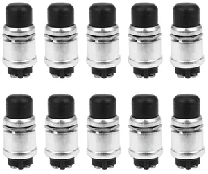 10X Heavy Duty Waterproof Car Boat Horn Engine Start Momentary Switch Push Button