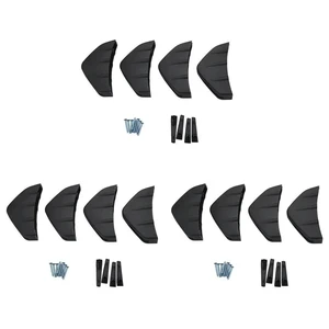 12 Pcs Universal Car Rear Bumper Lip Diffuser Shark Fin Style Car Back Bumper Spoiler Lip Splitter 12 Pcs Universal Car Rear Bumper Lip Diffuser Shark Fin Style Car Back Bumper Spoiler Lip Splitter