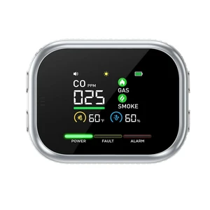 5 In 1 ligent Gas Monitoring Tool with Large LCD Display & Alarm Temperature and Humidity Monitor for Homes and RVs 5 In 1 ligent Gas Monitoring Tool with Large LCD Display & Alarm Temperature and Humidity Monitor for Homes and RVs