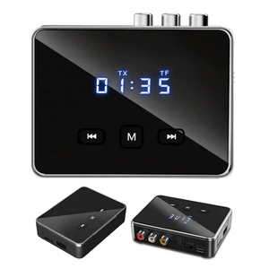 BT 5.4 Audio Receiver Transmitter AUX 3.5mm Jack RCA Optical Audio Adapter for TV/Car/PC/Home Stereo/Speakers BT 5.4 Audio Receiver Transmitter AUX 3.5mm Jack RCA Optical Audio Adapter for TV/Car/PC/Home Stereo/Speakers