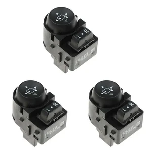 3X Power Mirror Black Control Button Switch Fits For Opel Astra 23301469 3X Power Mirror Black Control Button Switch Fits For Opel Astra 23301469