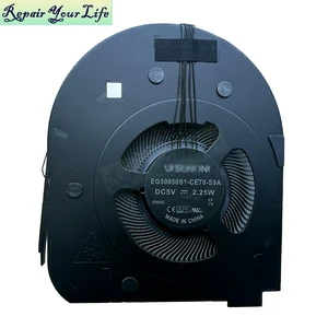 Notebook Cooler CPU Fan For ThinkPad P53S T590 T15 P15S Gen 1 2 EG50050S1-CE70-S9A DC5V Cooling Radiator Fans PC Parts Notebook Cooler CPU Fan For ThinkPad P53S T590 T15 P15S Gen 1 2 EG50050S1-CE70-S9A DC5V Cooling Radiator Fans PC Parts