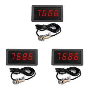3X 9999RPM Tachometer Digital LED Counting Meter DC 8-24V Gauge Speed Meterwith NPN 5V Hall Magnet Sensor Switch 3X 9999RPM Tachometer Digital LED Counting Meter DC 8-24V Gauge Speed Meterwith NPN 5V Hall Magnet Sensor Switch