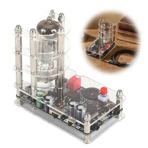 Vacuum Tube Stereo Preamp with LED Light High Sensitivity Sound Module 3 Mode USB Powered Sound Box for Home Studio Recording Vacuum Tube Stereo Preamp with LED Light High Sensitivity Sound Module 3 Mode USB Powered Sound Box for Home Studio Recording