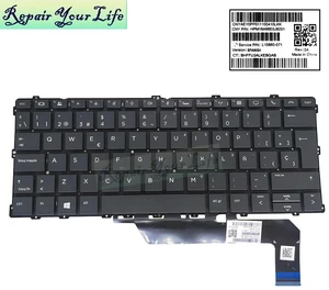 Spanish Backlit Keyboard for EliteBook X360 1030 G3 1030 G2 L10860-071 SP LA Latin American Laptop Keyboards Light Backlight Spanish Backlit Keyboard for EliteBook X360 1030 G3 1030 G2 L10860-071 SP LA Latin American Laptop Keyboards Light Backlight