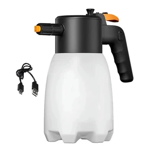 Snow Foam Cannon Handheld Electric Foam Sprayer 1.7L USB Rechargeable For Car Wash Spray Tool Snow Foam Cannon Handheld Electric Foam Sprayer 1.7L USB Rechargeable For Car Wash Spray Tool