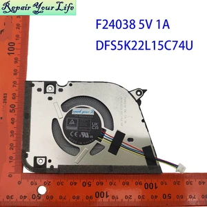 Notebook Cooler Fan For Vivobook 14 TP3407S TP3407SA TP3407 CPU Cooling Fans DV 1A 13NB14Y0P01111 13N1-KCP0211 F24038 Notebook Cooler Fan For Vivobook 14 TP3407S TP3407SA TP3407 CPU Cooling Fans DV 1A 13NB14Y0P01111 13N1-KCP0211 F24038