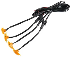 5X Plug & PLAY Car LED Front Grille Smoked Amber Light Daytime Running Lights Lamp For Universal Pickup Truck Sedan 5X Plug & PLAY Car LED Front Grille Smoked Amber Light Daytime Running Lights Lamp For Universal Pickup Truck Sedan