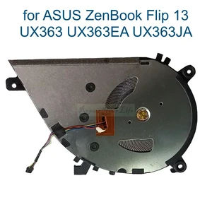 Notebook Cooling Fan For ZenBook Flip UX363 UX363EA UX363JA UX363J UX371 BX371 UX371EA CPU Cooler Radiator 13NB0QT0T04011 Notebook Cooling Fan For ZenBook Flip UX363 UX363EA UX363JA UX363J UX371 BX371 UX371EA CPU Cooler Radiator 13NB0QT0T04011
