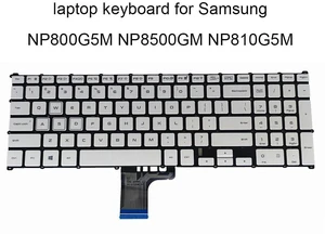 US English Laptop Keyboard For NP800G5M 800G5M 8500GM 810G5M NP800 BA59-04248A White Keyboards 9Z.NARSN.D01 NSK-MSDSN US English Laptop Keyboard For NP800G5M 800G5M 8500GM 810G5M NP800 BA59-04248A White Keyboards 9Z.NARSN.D01 NSK-MSDSN
