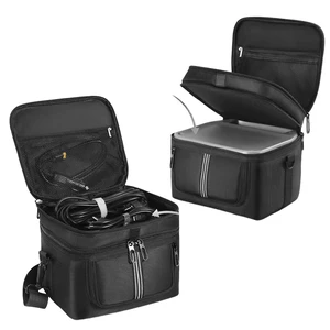 Carrying Case for Ef Ecoflow River 2 Travel Carrying Bag Protective Case Anti-drop Multiple Pockets with Shoulder Strap & Handle Carrying Case for Ef Ecoflow River 2 Travel Carrying Bag Protective Case Anti-drop Multiple Pockets with Shoulder Strap & Handle