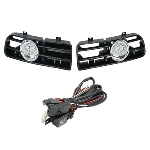 1Set Car Grill LED Fog Light Grille Lower Grill Daytime Running Light Grille With LED DRL Lamp For VW GOLF MK4 1998-2004 1Set Car Grill LED Fog Light Grille Lower Grill Daytime Running Light Grille With LED DRL Lamp For VW GOLF MK4 1998-2004