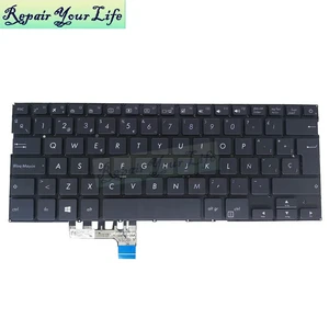Spanish Backlit Keyboard for ZenBook 13 UX331 UX331UN UX331UA UX331UAL UX331FAL SP LA ES Keyboards 0KN1-3J2ND23 2620ND00 Spanish Backlit Keyboard for ZenBook 13 UX331 UX331UN UX331UA UX331UAL UX331FAL SP LA ES Keyboards 0KN1-3J2ND23 2620ND00