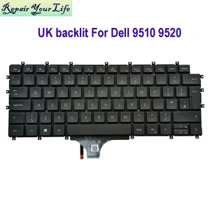 UK GB J8F1D Backlit Keyboard For Latitude 9510 9520 2 in 1 0J8F1D Laptop Keyboards Backlight Teclado Euro Key LK132UH2A15 UK GB J8F1D Backlit Keyboard For Latitude 9510 9520 2 in 1 0J8F1D Laptop Keyboards Backlight Teclado Euro Key LK132UH2A15