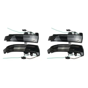 4X Blue&Amber Dynamic LED Turn Signal Light Rearview Mirror Light Indicator Blinker For W221 W212 W204 4X Blue&Amber Dynamic LED Turn Signal Light Rearview Mirror Light Indicator Blinker For W221 W212 W204